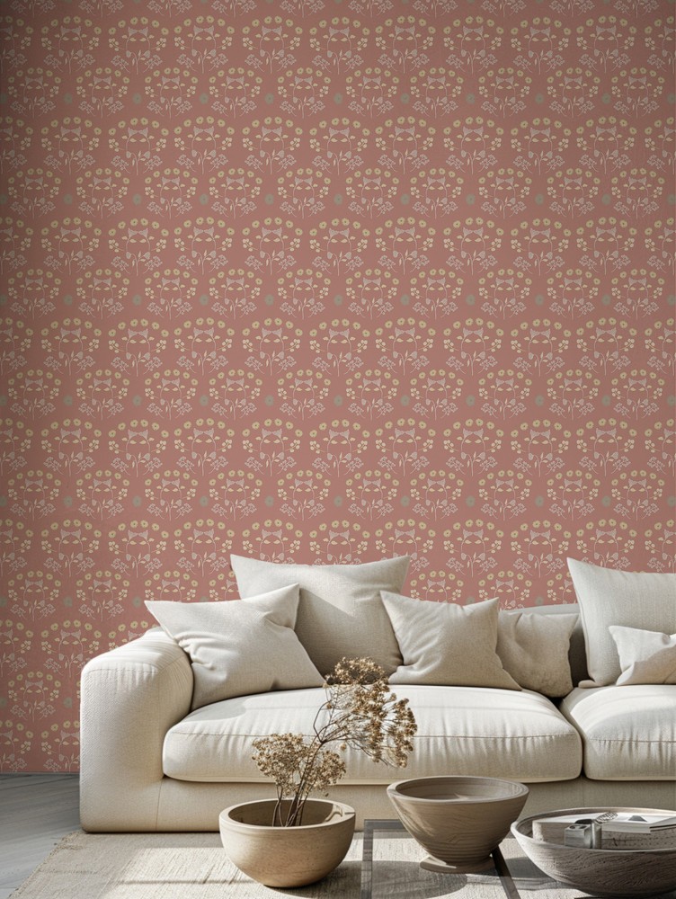 Bild på Medaillon Poppies Salmon - 1033301-03